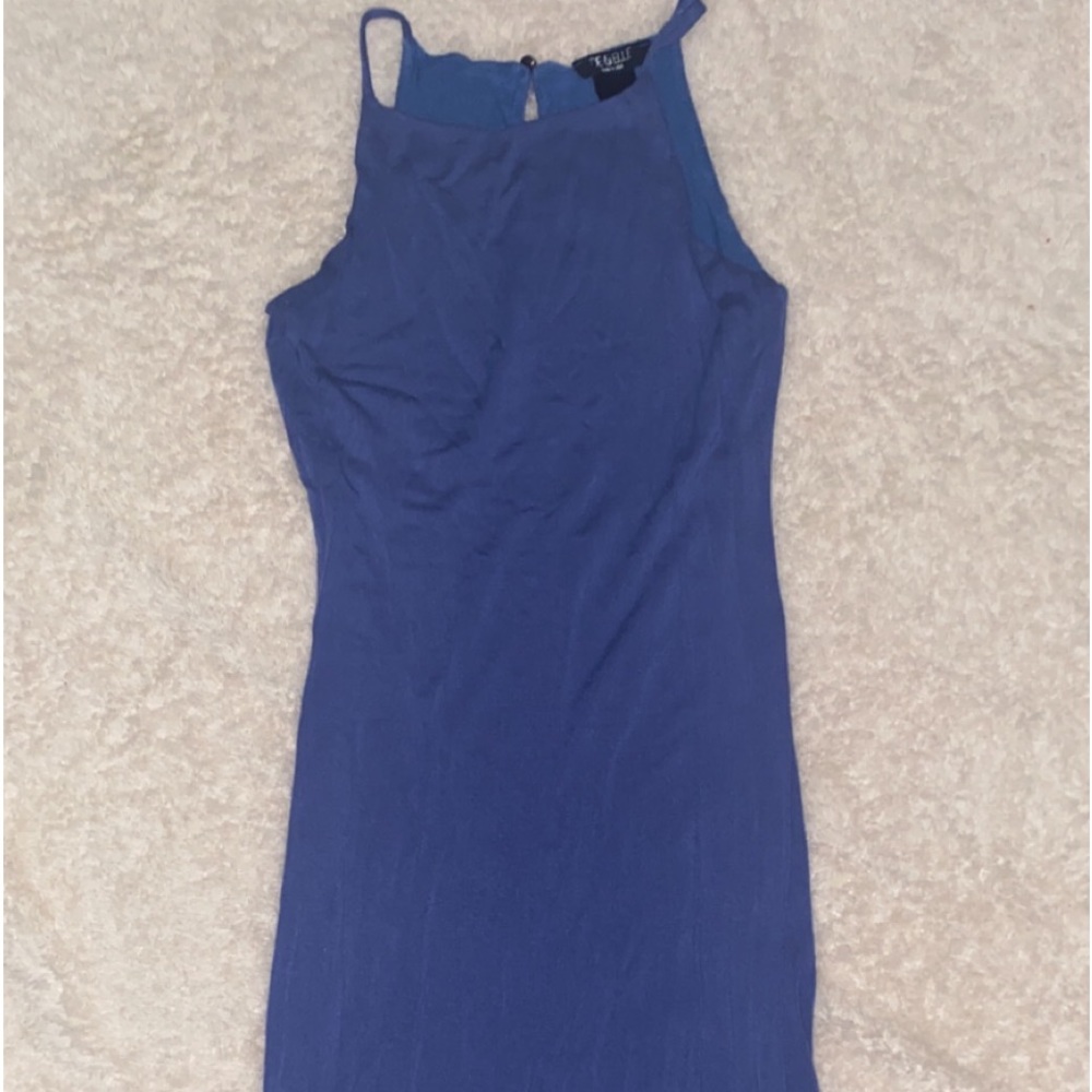 Small Blue dress w duster